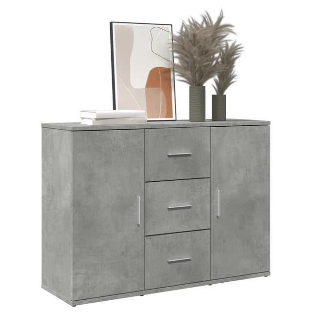Sideboard Concerte Grey 90.5X29.5X65 Cm Engineered Wood