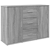 Sideboard Grey Sonoma 90.5X29.5X65 Cm Engineered Wood