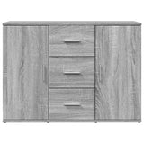 Sideboard Grey Sonoma 90.5X29.5X65 Cm Engineered Wood