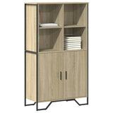Highboard 79.5X35.5X137.5 Cm Engineered Wood