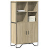 Highboard 79.5X35.5X137.5 Cm Engineered Wood