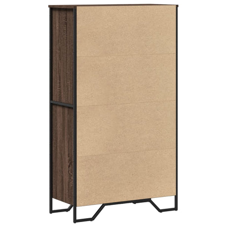 Highboard 79.5X35.5X137.5 Cm Engineered Wood