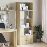 Bookcase 70X36X189 Cm Engineered Wood