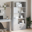 Bookcase 70X36X189 Cm Engineered Wood