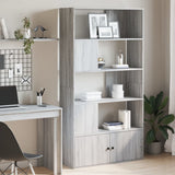 Bookcase 70X36X189 Cm Engineered Wood