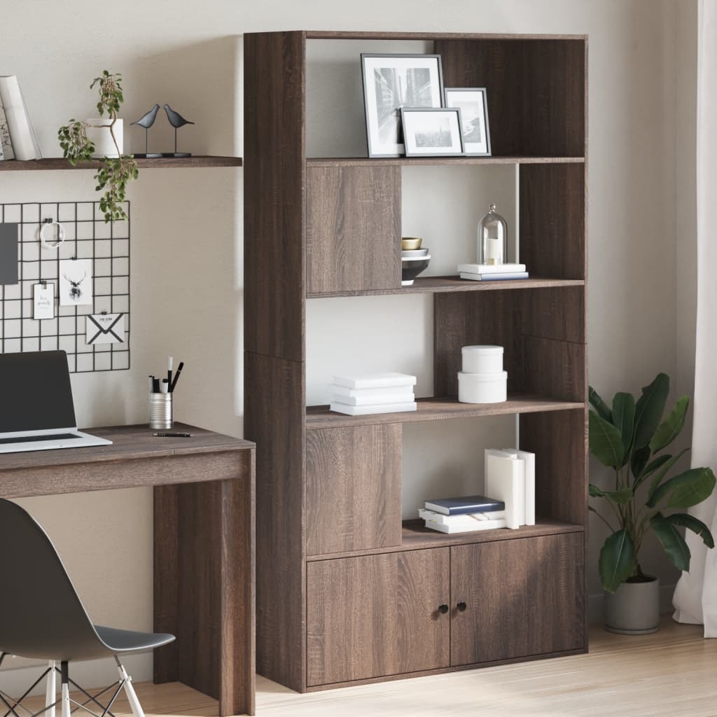 Bookcase 70X36X189 Cm Engineered Wood