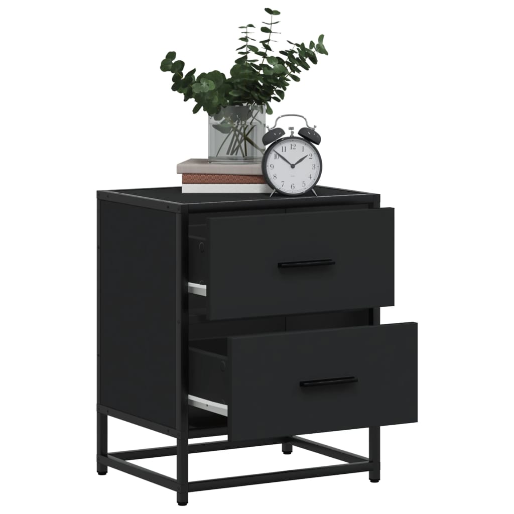 Bedside Cabinet 40X31X50 Cm Engineered Wood
