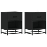 Bedside Cabinets 2 Pcs 40X31X50 Cm Engineered Wood