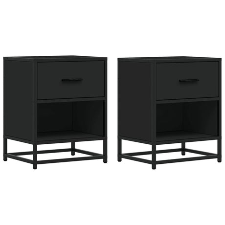 Bedside Cabinets 2 Pcs 40X31X50 Cm Engineered Wood