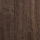 Bedside Cabinet 60X31X60 Cm Engineered Wood And Metal