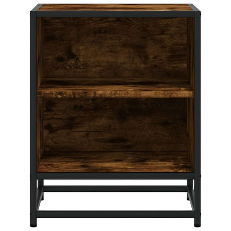 Bedside Cabinets 2 Pcs 40X31X50 Cm Engineered Wood And Metal