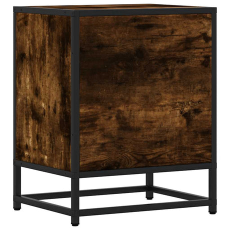 Bedside Cabinets 2 Pcs 40X31X50 Cm Engineered Wood And Metal