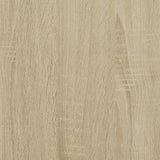 Bedside Cabinet 40X34.5X60 Cm Engineered Wood And Metal