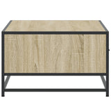 Coffee Table 90X57X35 Cm Engineered Wood And Metal