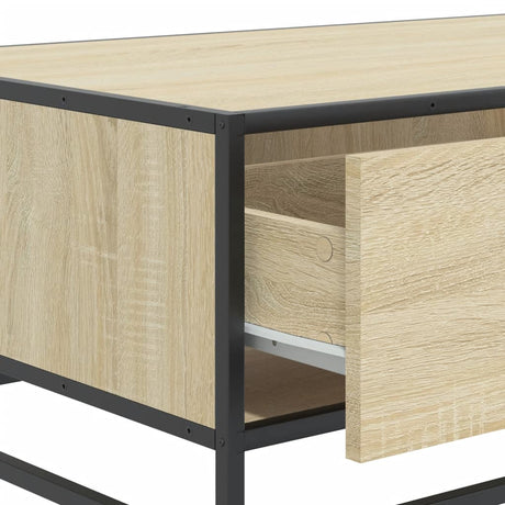 Coffee Table 90X57X35 Cm Engineered Wood And Metal