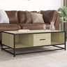 Coffee Table 100X57X35 Cm Engineered Wood And Metal