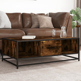 Coffee Table 100X57X35 Cm Engineered Wood And Metal