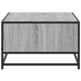 Coffee Table 100X57X35 Cm Engineered Wood And Metal