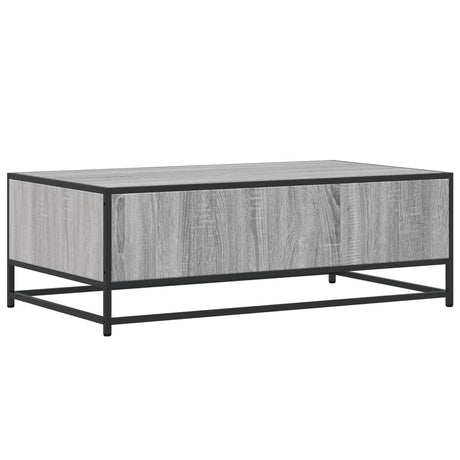 Coffee Table 100X57X35 Cm Engineered Wood And Metal