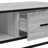 Coffee Table 100X57X35 Cm Engineered Wood And Metal