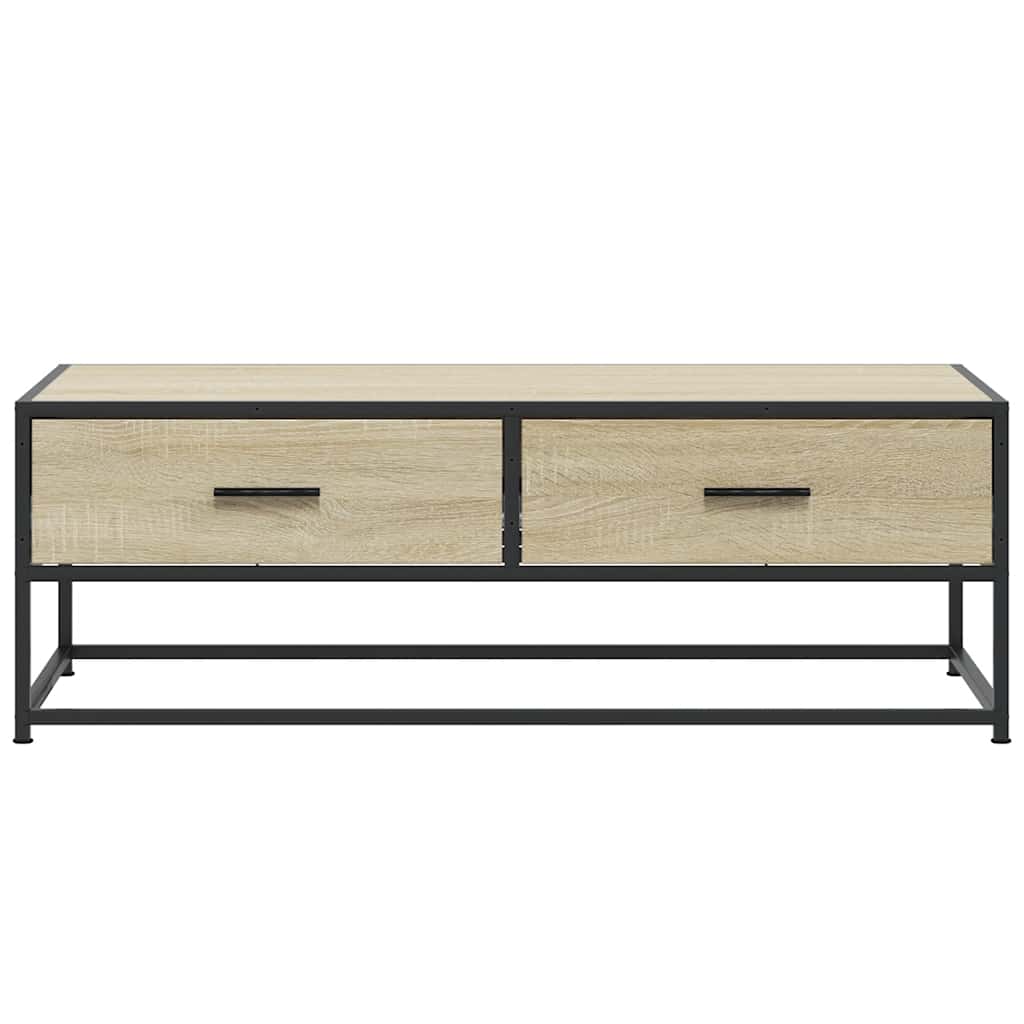 Coffee Table 100X50X35 Cm Engineered Wood And Metal