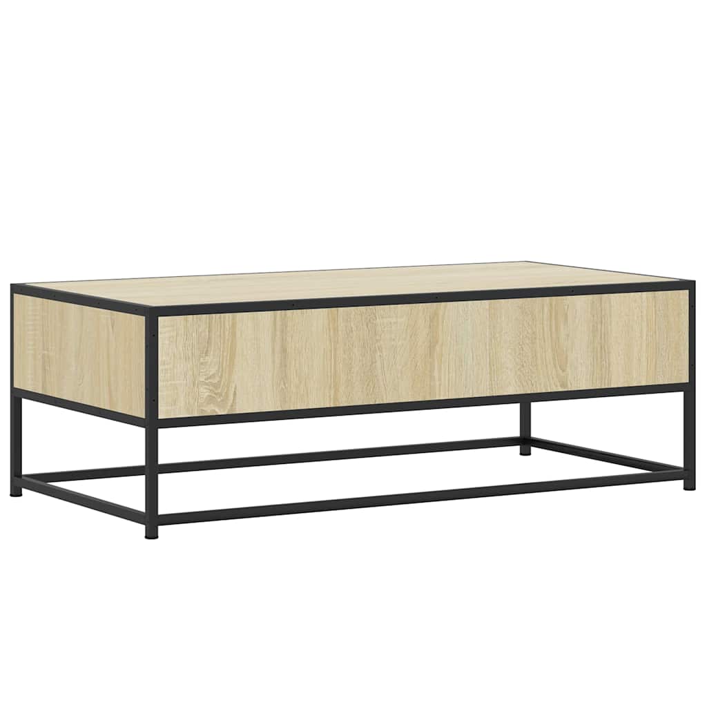 Coffee Table 100X50X35 Cm Engineered Wood And Metal