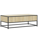 Coffee Table 100X50X35 Cm Engineered Wood And Metal