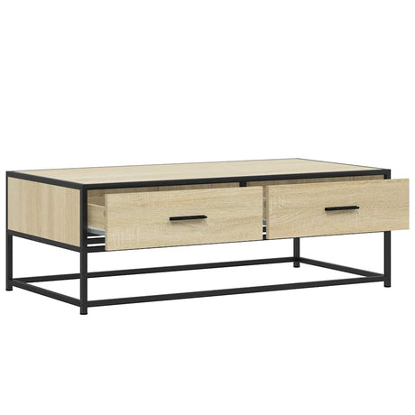 Coffee Table 100X50X35 Cm Engineered Wood And Metal
