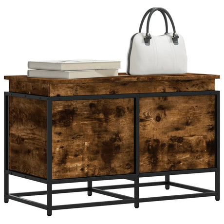 Storage Box With Lid Engineered Wood