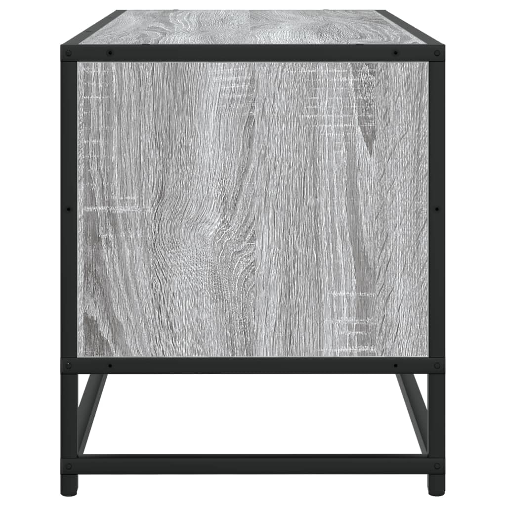 Tv Cabinet 80X34.5X40 Cm Engineered Wood And Metal