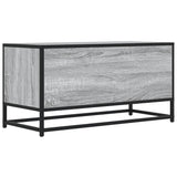 Tv Cabinet 80X34.5X40 Cm Engineered Wood And Metal