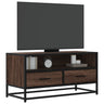Tv Cabinet 80X34.5X40 Cm Engineered Wood And Metal