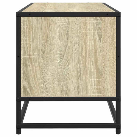 Tv Cabinet 80X34.5X40 Cm Engineered Wood And Metal