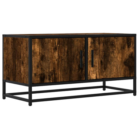 Tv Cabinet 80X34.5X40 Cm Engineered Wood And Metal
