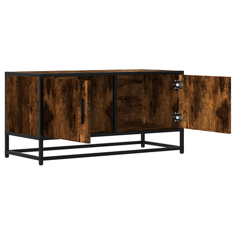 Tv Cabinet 80X34.5X40 Cm Engineered Wood And Metal