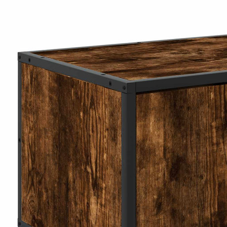Tv Cabinet 80X34.5X40 Cm Engineered Wood And Metal