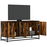 Tv Cabinet 100X35X50 Cm Engineered Wood And Metal