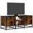 Tv Cabinet 100X35X41 Cm Engineered Wood And Metal