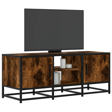Tv Cabinet 100X35X41 Cm Engineered Wood And Metal