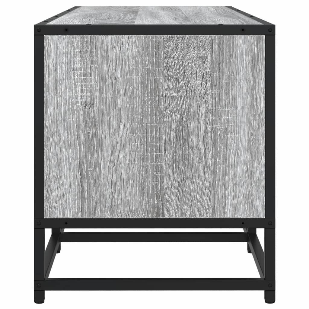 Tv Cabinet 100X35X41 Cm Engineered Wood And Metal