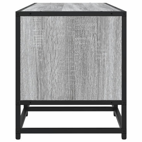 Tv Cabinet 100X35X41 Cm Engineered Wood And Metal
