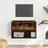 Tv Cabinet 60X31X39.5 Cm Engineered Wood And Metal