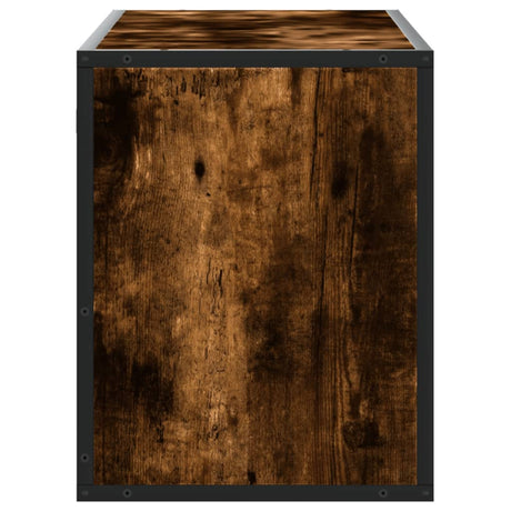 Tv Cabinet 100X31X39.5 Cm Engineered Wood And Metal