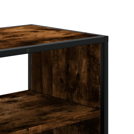 Tv Cabinet 100X31X39.5 Cm Engineered Wood And Metal