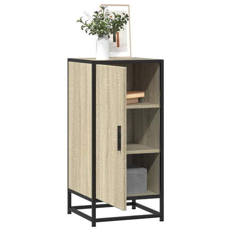 Sideboard 35.5X35X76 Cm Engineered Wood And Metal