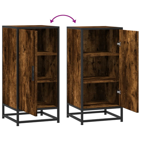 Sideboard 35.5X35X76 Cm Engineered Wood And Metal