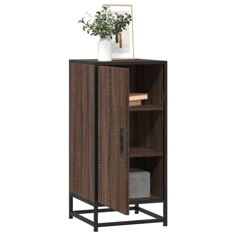 Sideboard 35.5X35X76 Cm Engineered Wood And Metal