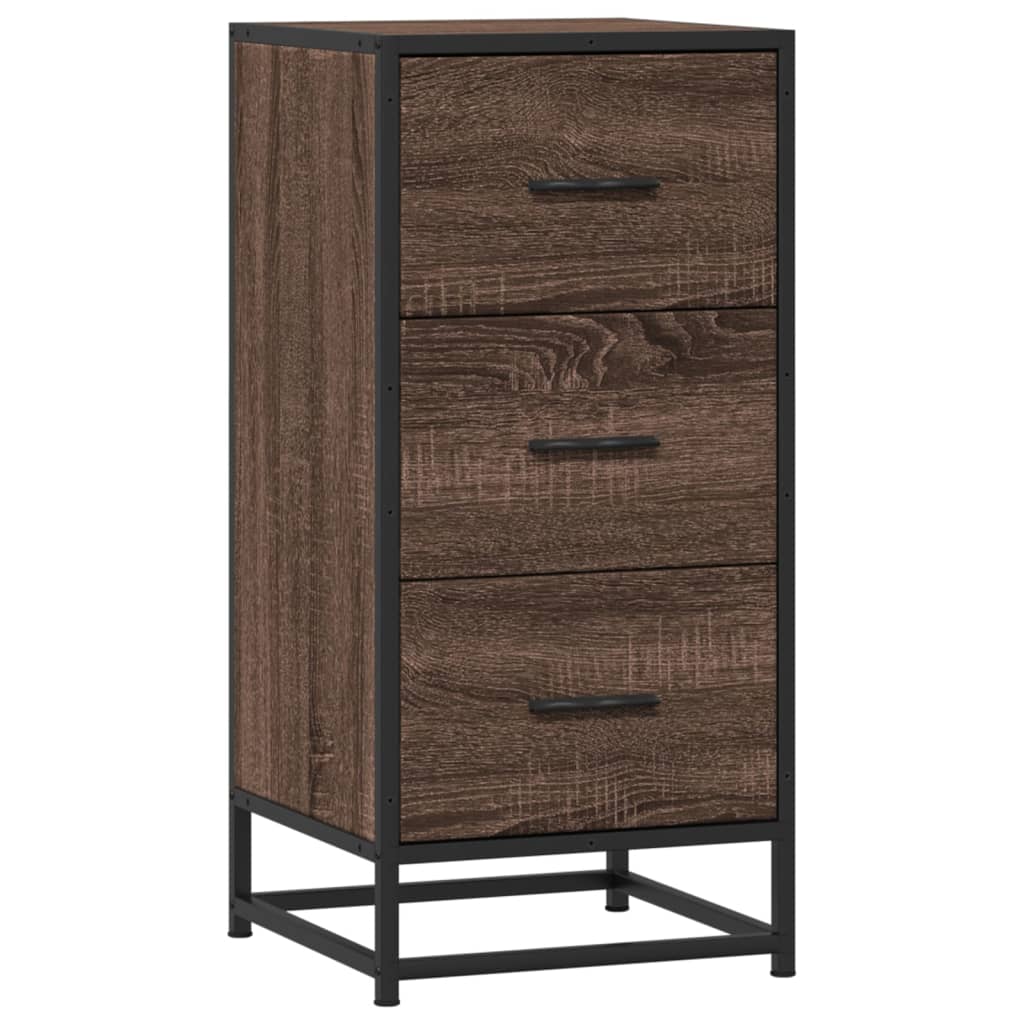 Sideboard 35.5X35X76 Cm Engineered Wood And Metal