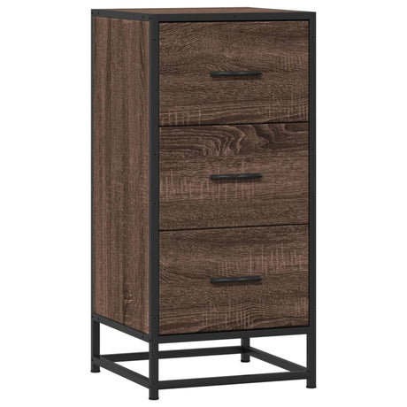 Sideboard 35.5X35X76 Cm Engineered Wood And Metal