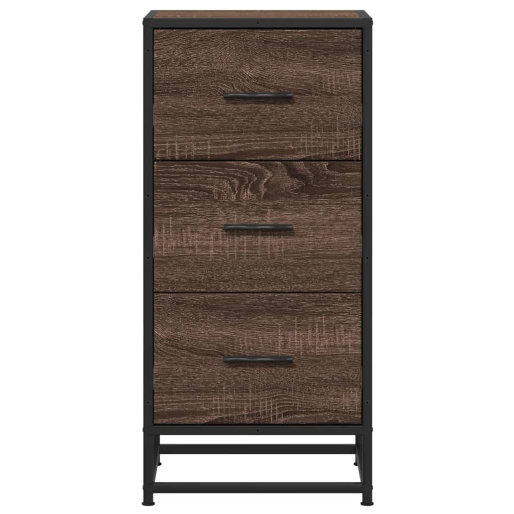 Sideboard 35.5X35X76 Cm Engineered Wood And Metal